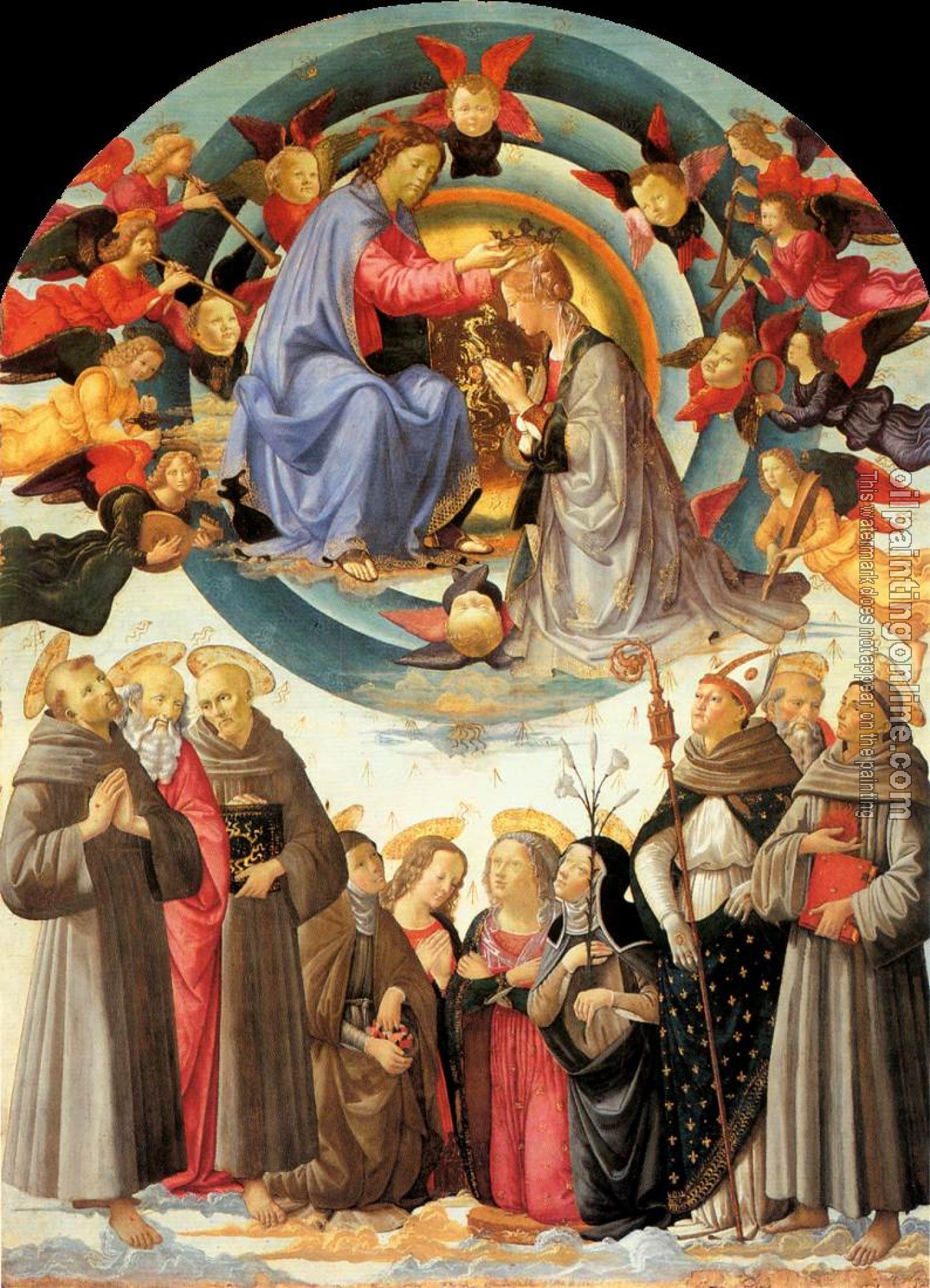 Ghirlandaio, Domenico - Coronation of the Virgin